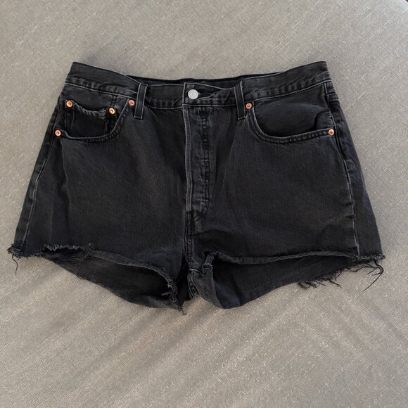 Levi 501 Denim Shorts - Picture 1 of 2